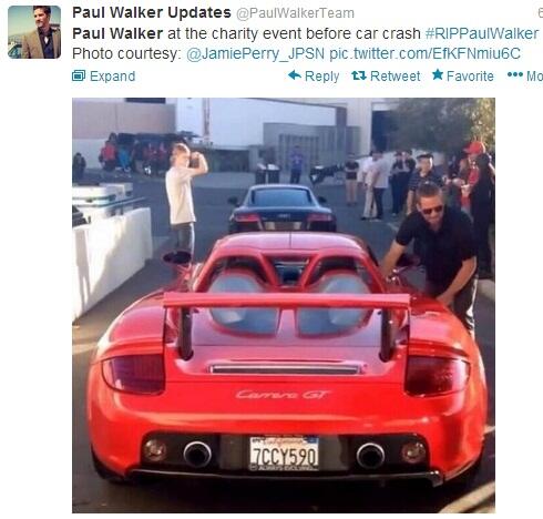 Paul Walker (Brian O'Conner) Pemeran Fast Farious Meninggal Dunia + Pict Mobilnya