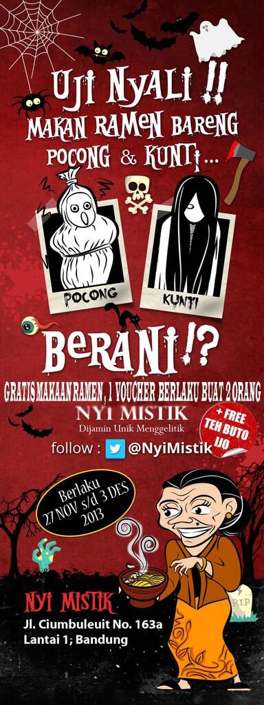 ayo ikutin kuis berhadiah Voucher makan Ramen, 1 voucher berlaku buat 2 orang