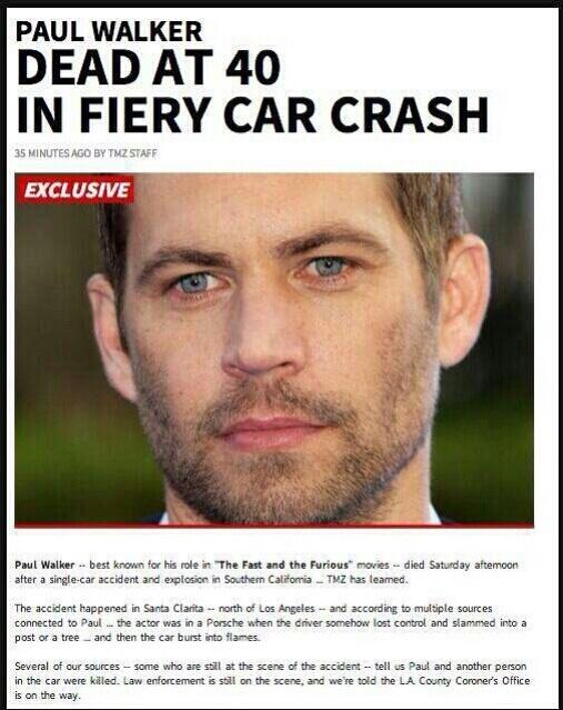 RIP Paul Walker