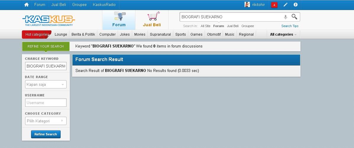 BIOGRAFI SUEKARNO