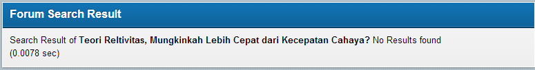 Mungkinkah Teori Relativitas Lebih Cepat dari Kecepatan Cahaya?