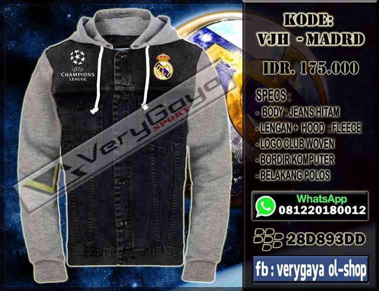 VARSITY JEANS HOODIE EL CLASSICO: BARCA VS MADRID