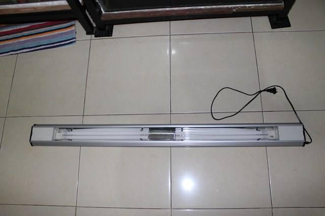 Lampu Tanning Original P.120cm + LED p.90cm 2 titik ex Arwana/louhan/ikan hias