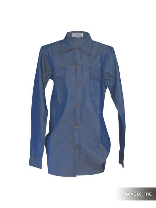Garage Sale Jual Kemeja Jeans Lokal Murah Cowok dan Cewek