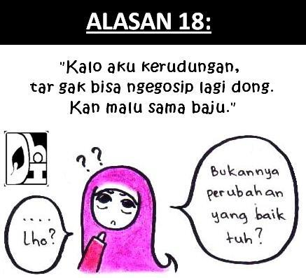 20 ALASAN GAK MAU BERJILBAB. Akhwat masuppp