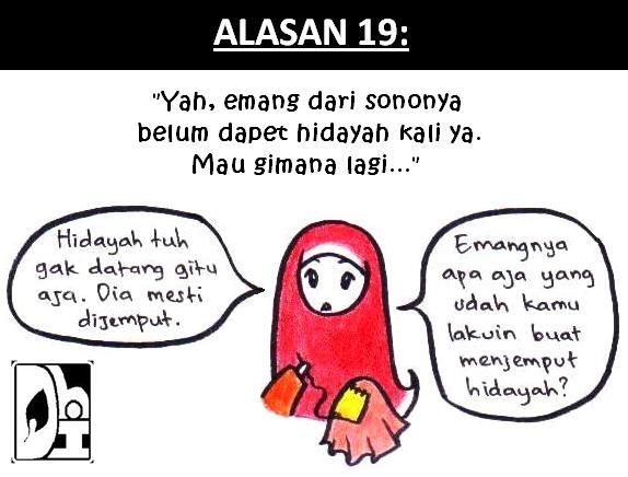 20 ALASAN GAK MAU BERJILBAB. Akhwat masuppp