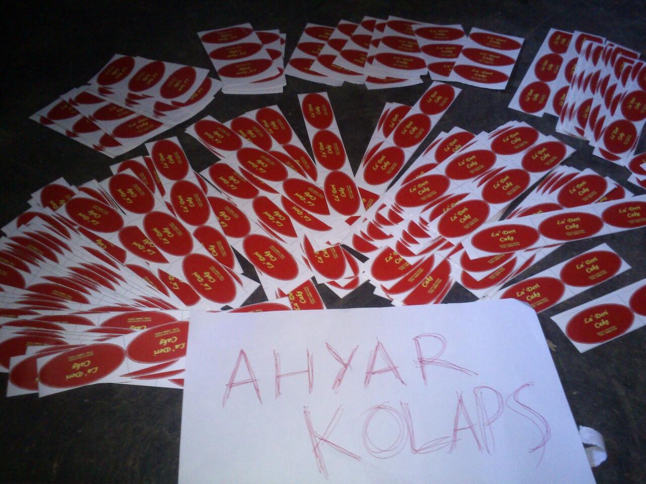 Cetak Stiker Vinyl