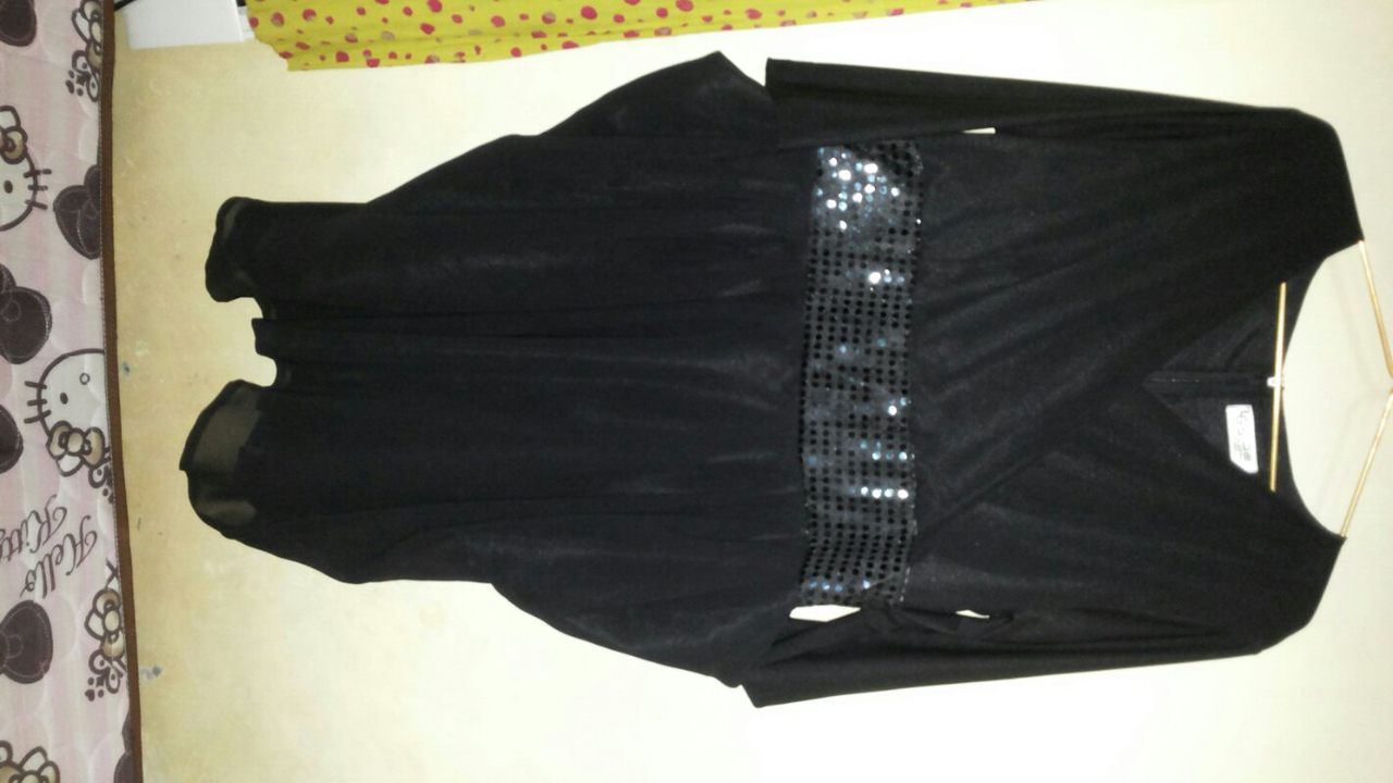 jual dress bigsize hitam murah bandung
