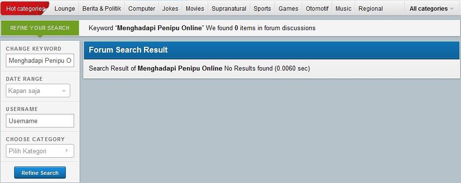 Menghadapi Penipu Online 