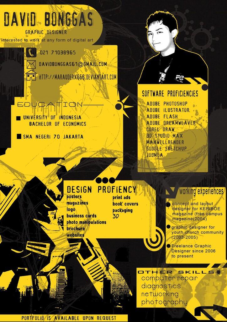 &#91;PICT&#93; Bentuk CV Pencari Kerja yang Kreatif