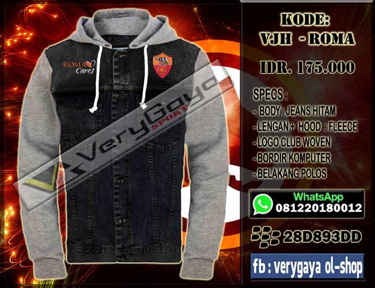JEANS HOODIE SERIE-A CLUB: AC MILAN, AS ROMA, INTER, JUVE, LAZIO