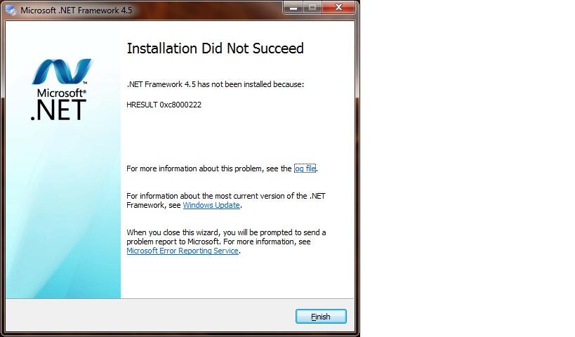 Microsoft NET.Framewok engga bisa di Instal