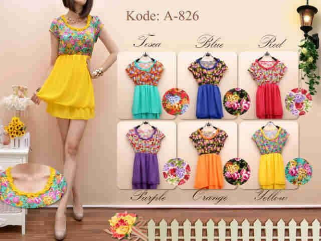Colorful Mini Dress