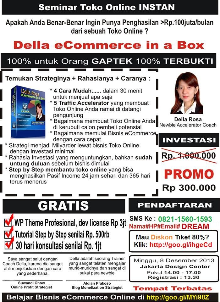 Siapa yang Mau Punya Website Toko Online Profesional Hanya dalam 30 Menit saja?