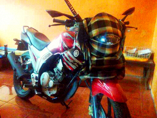 Yamaha scorpio di modif jadi Ninja