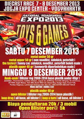 Yogyakarta Toys &amp; Games Expo 7-8 Desember 2013 di JEC