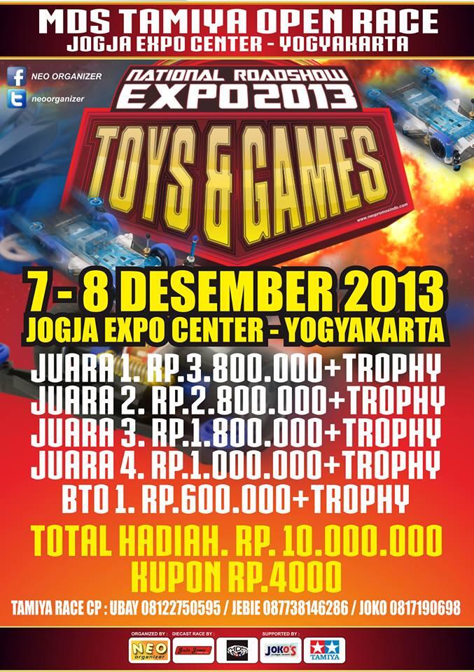 Yogyakarta Toys &amp; Games Expo 7-8 Desember 2013 di JEC