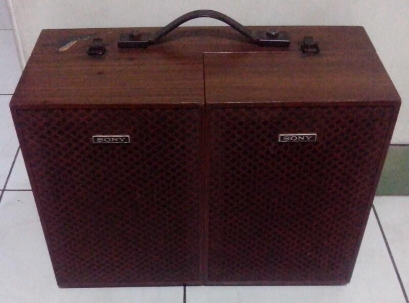 Vintage Tape Sony TC-133CS, Lengkap dg Speaker Originalnya