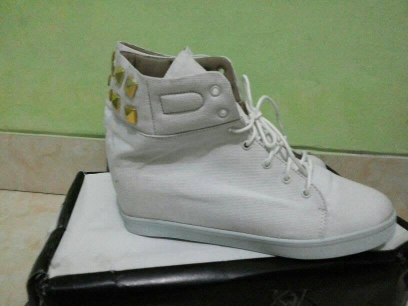 sepatu korea sneaker wedges