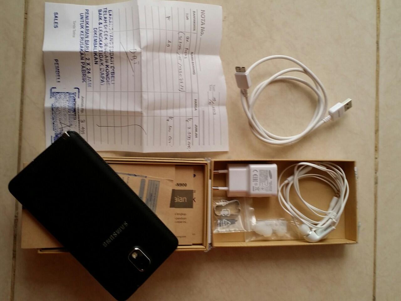 Jual Galaxy Note 3 baru 1 bulan pake