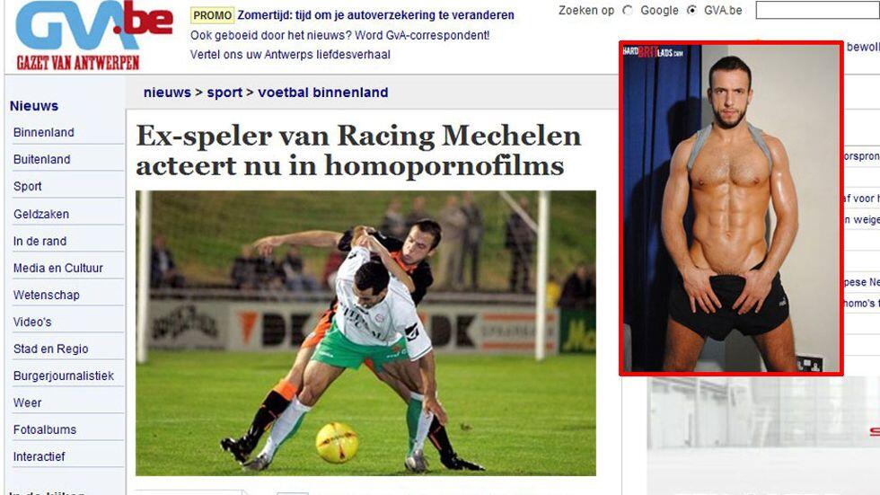 Pesepakbola Belgia Ini Banting Stir Menjadi Bintang Porno Homo