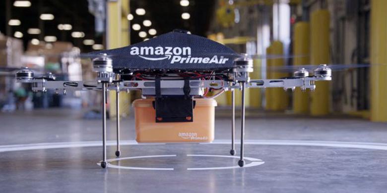 Kirim Paket, Amazon Coba Pesawat Tak Berawak 