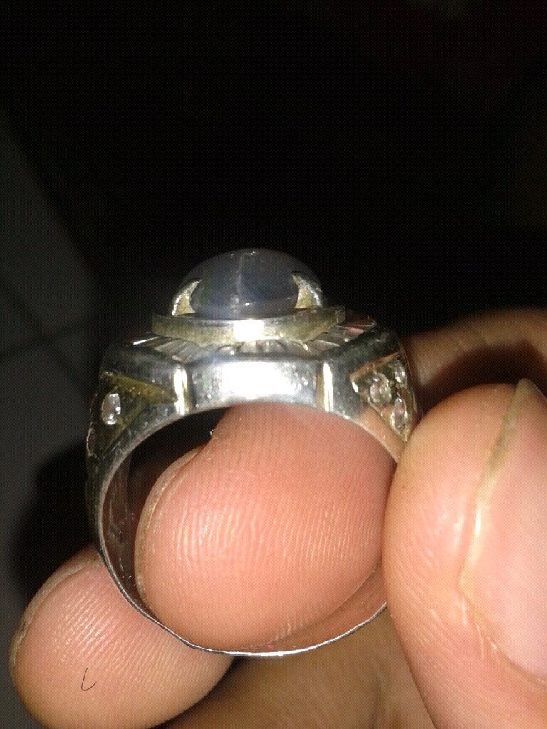 jual batu blue safir selon ster 6 mantap bandung bogor