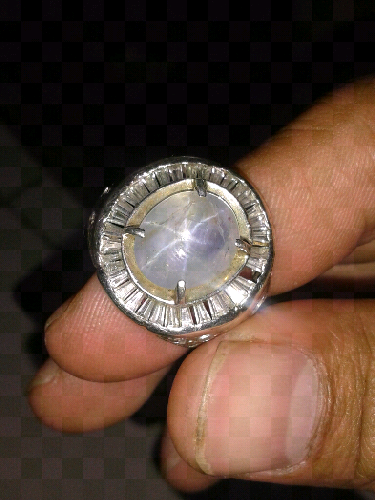 jual batu blue safir selon ster 6 mantap bandung bogor