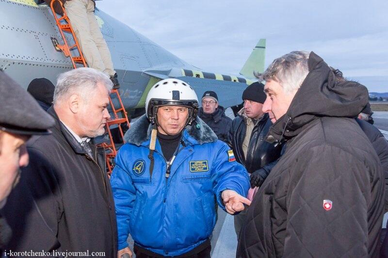 (Gambar) Test Flight Pespur &quot;PAK FA&quot; Rossiya