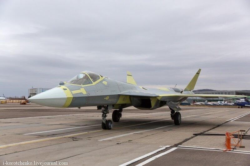 (Gambar) Test Flight Pespur &quot;PAK FA&quot; Rossiya