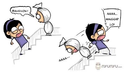 Kelucuan-kelucuan yang Terjadi Di Film Horor