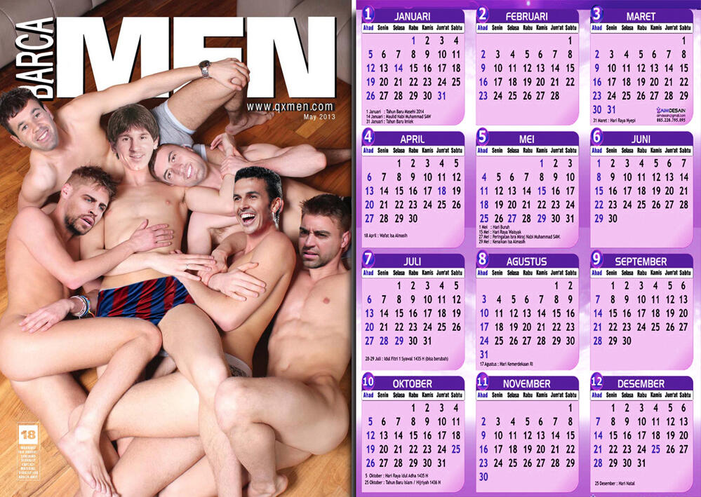 &#91;Mangstabh gan!&#93; Kalender Pemain Sepakbola dari 3 Klub ternama!
