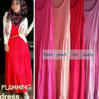 flamming dress spandek