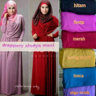 alodia maxi tangan panjang