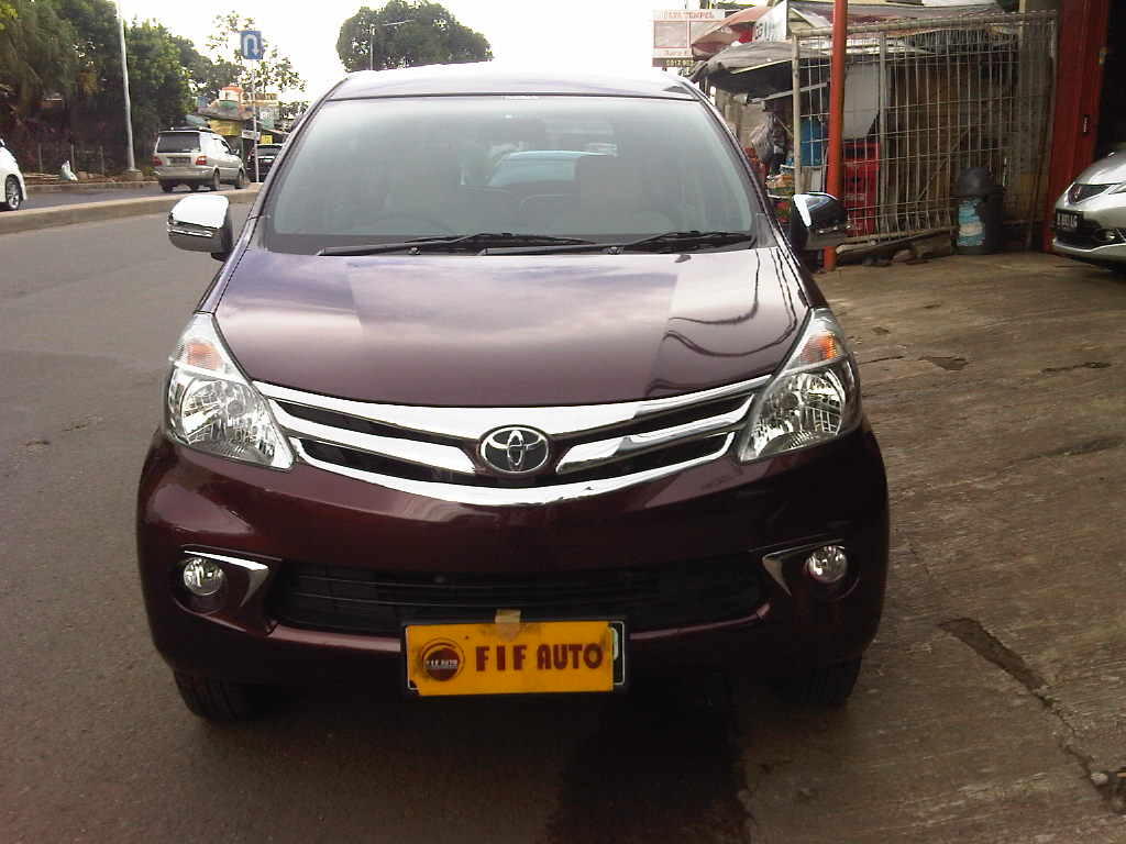 TOYOTA ALL NEW AVANZA 1.3 G MT 2012 MERAH MAROON