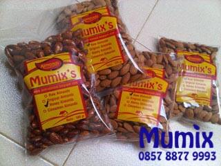 jual kacang almond mentah