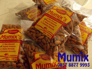 jual kacang almond mentah