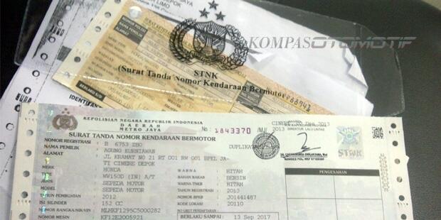 Urus STNK Hilang, Cuma Rp50.000