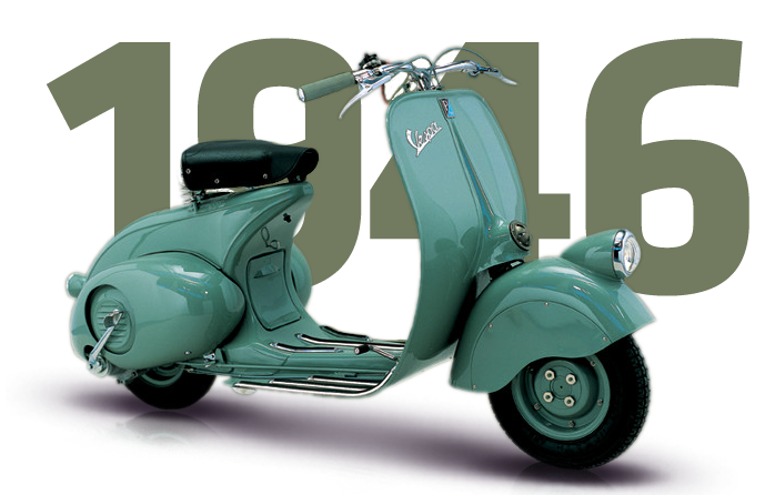 Jenis-jenis Vespa dari tahun 1943-1985