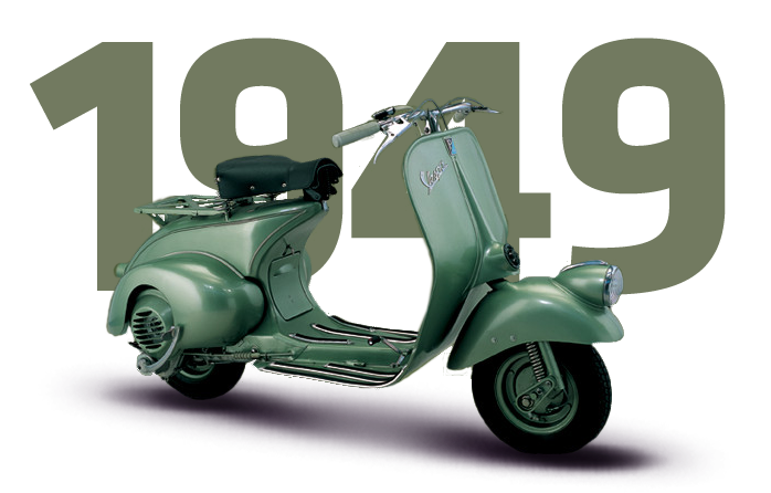 Jenis-jenis Vespa dari tahun 1943-1985