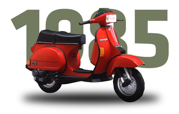 Jenis-jenis Vespa dari tahun 1943-1985