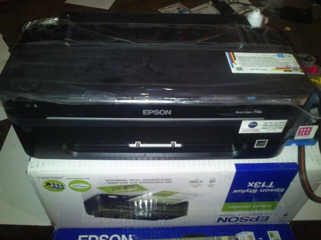 Printer Epson T13x udha modif, + ganti tinta Veneta murah