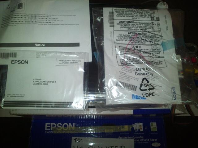 Printer Epson T13x udha modif, + ganti tinta Veneta murah