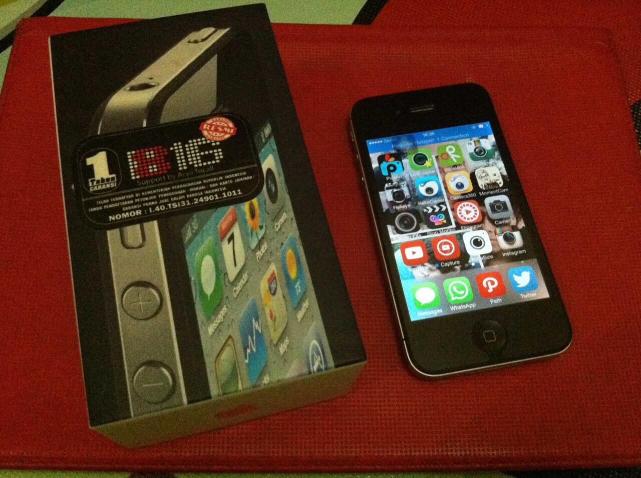 jual iPhone 4 CDMA 32GB mulus fullset JOGJA