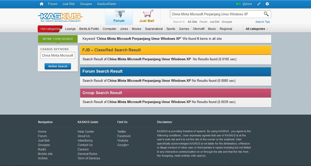 China Minta Microsoft Perpanjang Umur Windows XP