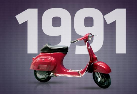 Jenis-jenis Vespa dari tahun 1943-1985