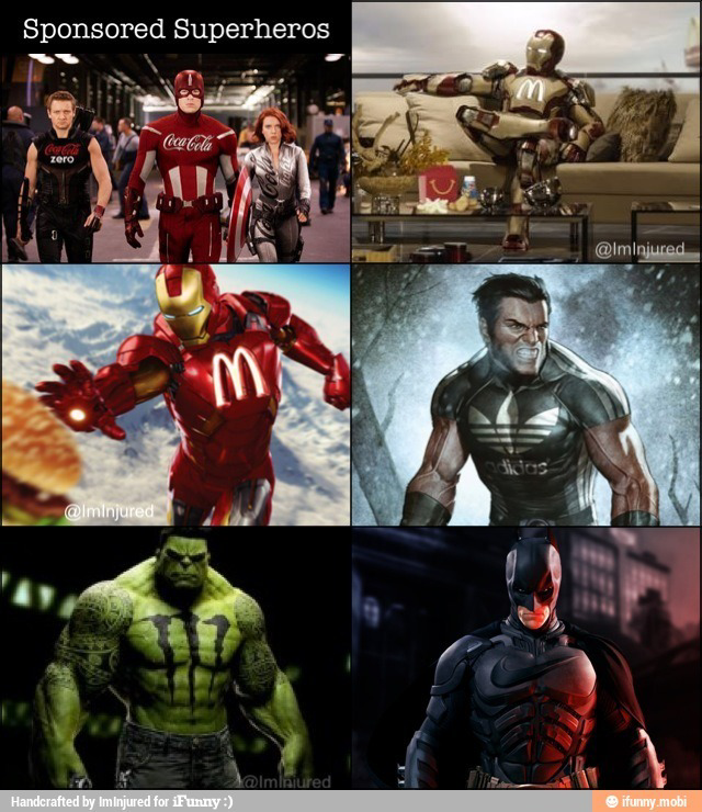 Jika Para Superhero Diberi Sponsor