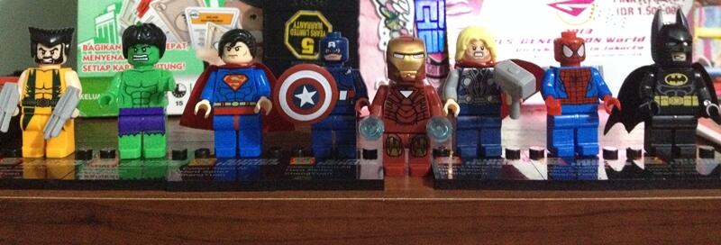 ★★★★★ LEGO MARVEL AVENGERS IRONMAN DC SUPER HERO NINJA GO decool BISA RESELLER ★★★★★