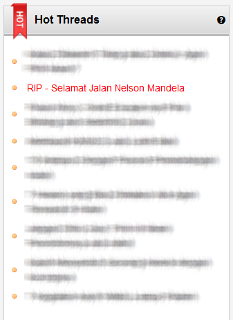 &#91;NEWS&#93; Nelson Mandela wafat!!