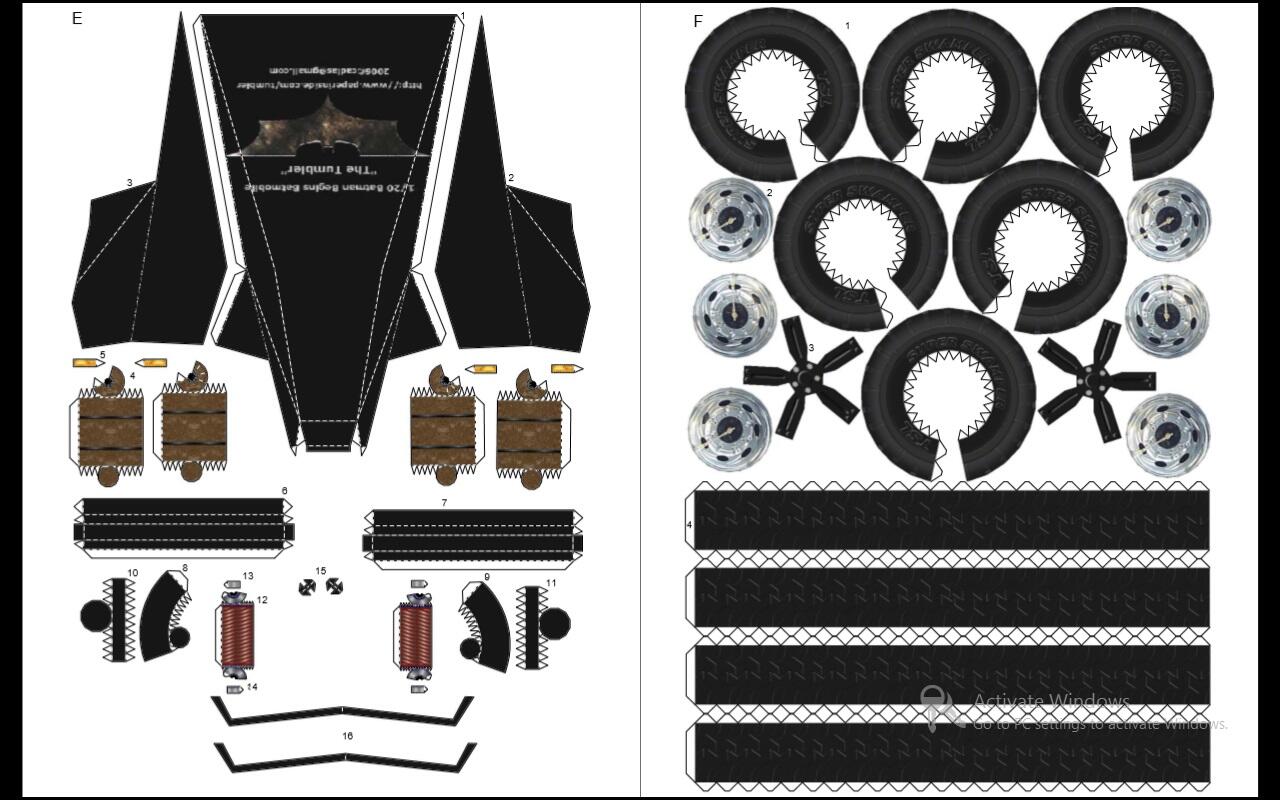 &#91;HOT!!!&#93; Yuk Gan Bikin The Tumbler Dari Kertas !!! &#91;Dark Knight&#93;